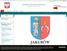 Tablet Screenshot of bip.jakubow.pl